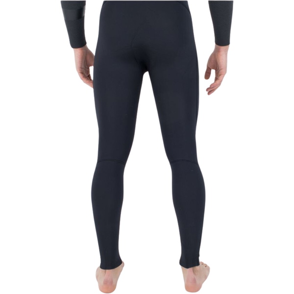 Hurley Mens Plus Texture 4/3mm Hooded Chest Zip Wetsuit MFS0012443 - Black
